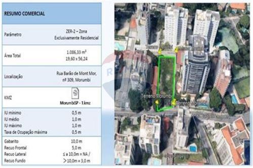Terreno à venda, 1086m² - Morumbi,São Paulo 